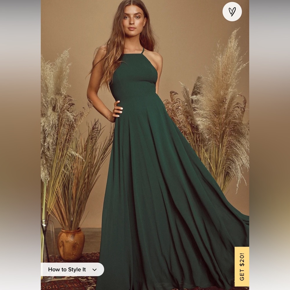 Lulus Chiffon Maxi Dress